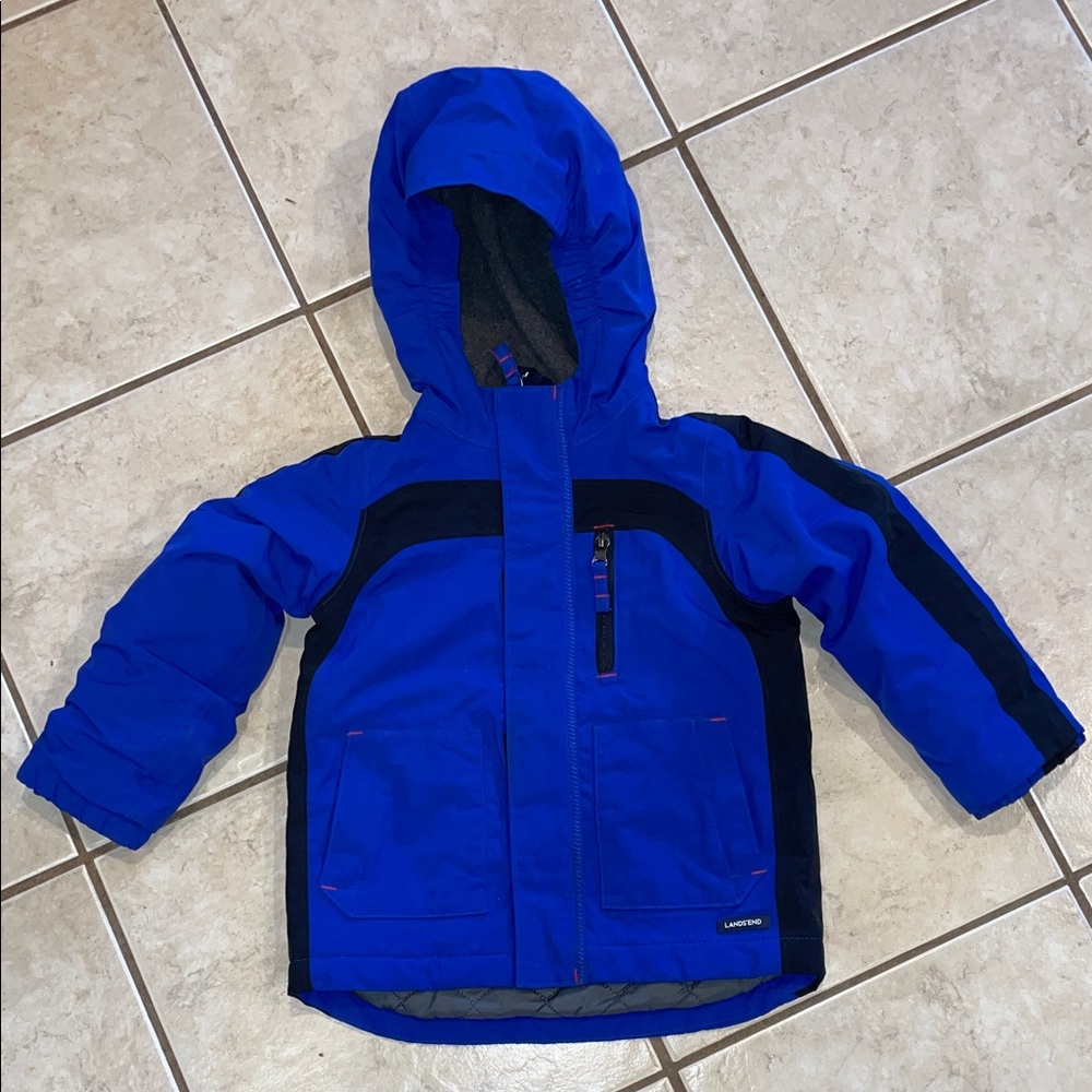 Lands' End Kids' Squall Waterproof Insulated Jacket - Like New Condition!